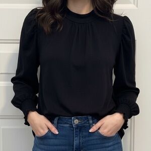 Elegant Black Women's Knit Top